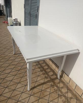 Tavolo bianco allungabile