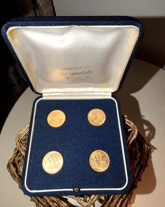 sterlina in oro 22kt