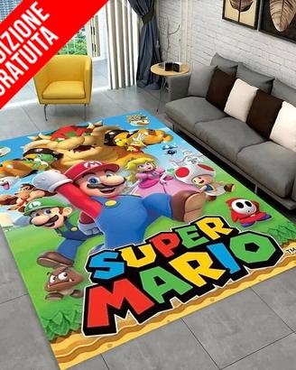 TAPPETO SUPER MARIO VIDEOGIOCO VINTAGE VIDEOGAME C
