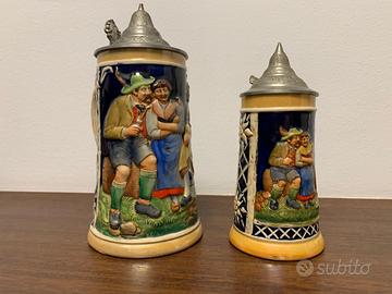 Boccali da birra vintage tedeschi
