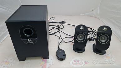 Casse amplificate con subwoofer per Pc Logiteck