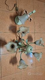 lampadario classico e lampada