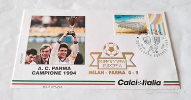 Parma buste filatelia supercoppa 1994