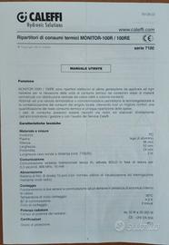 Ripartitore calore Caleffi 100 RN