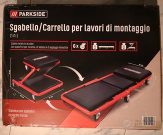 Sgabello carrello 2 in 1