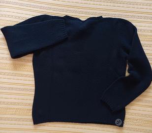 Maglione puro cashmere con decori 