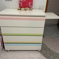 Cassettiera e fasciatoio