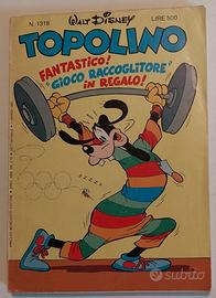 Fumetto Topolino n 1318 con inserti