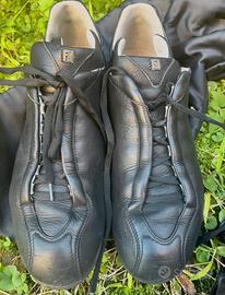 Fendi sneaker vintage pelle nera