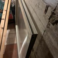 Porta policarbonato alveolare e profili alluminio