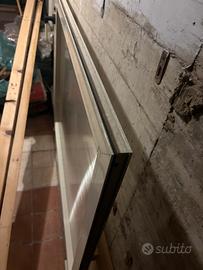 Porta policarbonato alveolare e profili alluminio