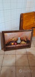 Quadro con frutta e brocca