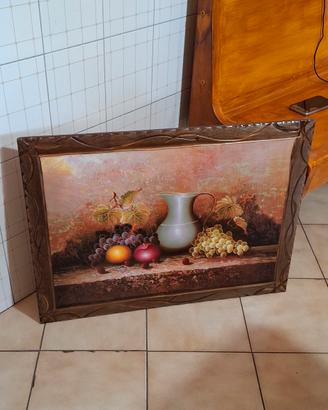 Quadro con frutta e brocca