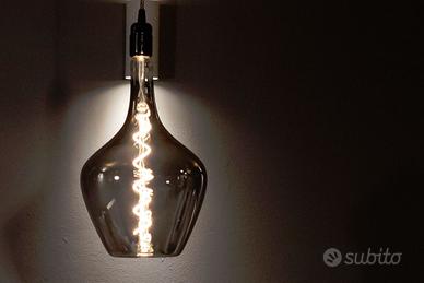 4 lampade Led curved a damigiana