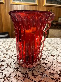 Vaso in vetro di Murano di Barrovier&Toso