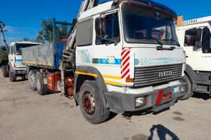 AUTOCARRO CON GRU E CASSONE RIBALTABILE