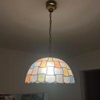 Lampadario a Sospensione in Stile Tiffany/Mosaico