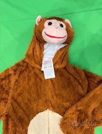 Costume da scimmia intero realistico carnevale