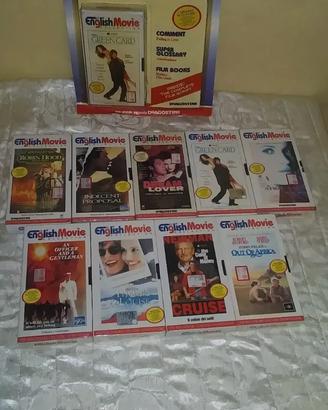 10 VHS FILM PER MIGLIORARE L' INGLESE DIVERTENDOSI
