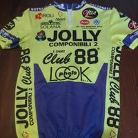 Maglia ciclista tg M felpata internamente