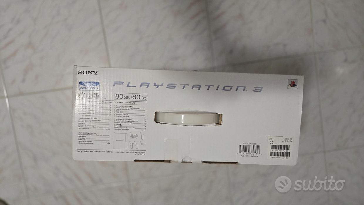 Sony PlayStation 3 Fat 80GB Nera – Console Usata Con Giochi, Funzionante PAL