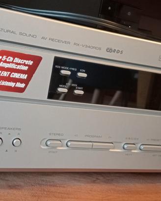 Sistema Dolby Surround 5+1 YAMAHA RX-v340rds
