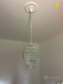 Lampadario Originale con Rete da Pesca