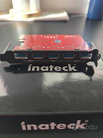 Scheda PCIe USB Inateck 5 porte
