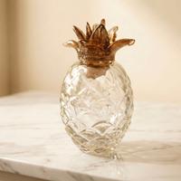 Scultura Ananas, vetro di Murano Vintage Anni 90