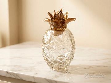 Scultura Ananas, vetro di Murano Vintage Anni 90