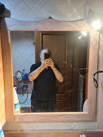 Specchio più mobiletto bagno