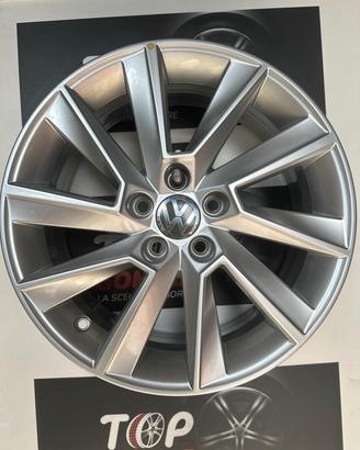CERCHI ORIGINALI SKODA 6X16 5X100 POLO T-CROSS AUD