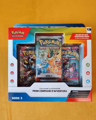 Box Pokemon PRIMI COMPAGNI D'AVVENTURA - serie 3