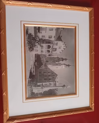 Bressanone  quadro con cornice pregiata