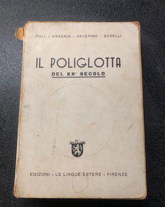 Poliglotta libro scolastico 1943