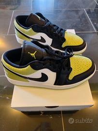 🔥 Nike Air Jordan 1 Low SE Vivid Green Snakeskin 