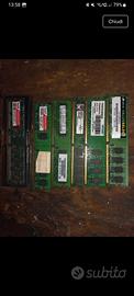 kit 6 moduli ram ddr2 corsair, kingston , lenovo