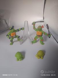 Set 6 Tartarughe Ninja Vintage anni 90