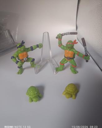 Set 6 Tartarughe Ninja Vintage anni 90