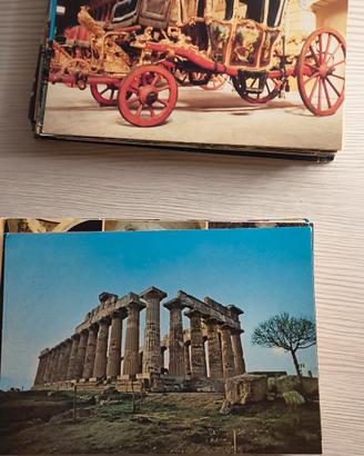 cartoline illustrate vintage non scritte