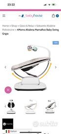 4Moms Altalena MamaRoo Baby Swing grigia