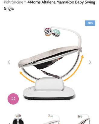 4Moms Altalena MamaRoo Baby Swing grigia