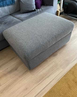 Pouf contenitore Ikea VIMLE grigio