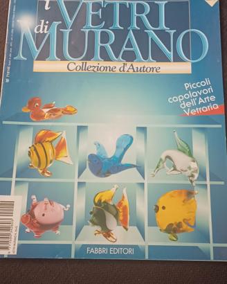 Collezione di animaletti di vetro di Murano