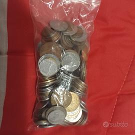 Monete  e banconote in lire varie e straniero