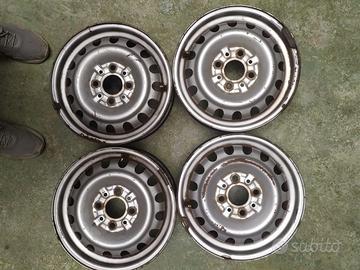 4 cerchi in acciaio originali FIAT 13” - 4.50Bx13H