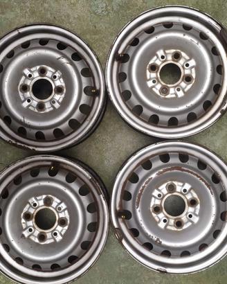 4 cerchi in acciaio originali FIAT 13” - 4.50Bx13H