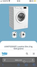 Lavatrice BEKO SLIM