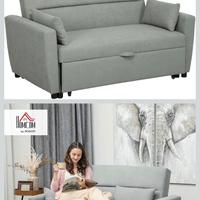 DIVANO LETTO 2 POSTI CON RIBALTA