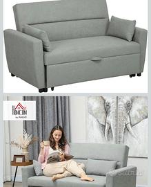 DIVANO LETTO 2 POSTI CON RIBALTA